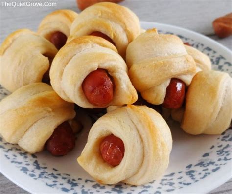 Easy Lit'l Smokies & Crescent Roll Pigs in a Blanket ⋆ The Quiet Grove