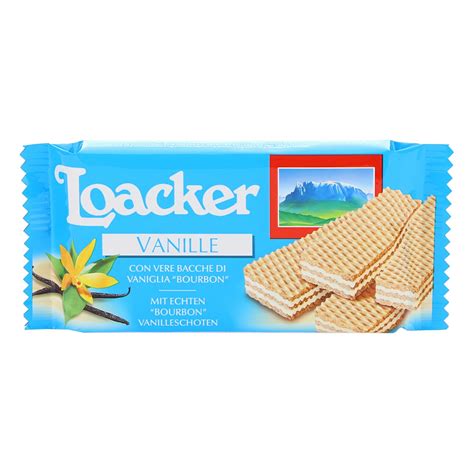 Loacker Wafer With Vanilla Cream Box Of 25 Packages Ditta Amore