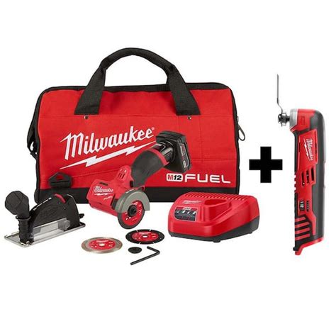 Milwaukee M12 Fuel 12v 3 In Lithium Ion Brushless Cordless Cut Off Saw Kit With M12 Oscillating