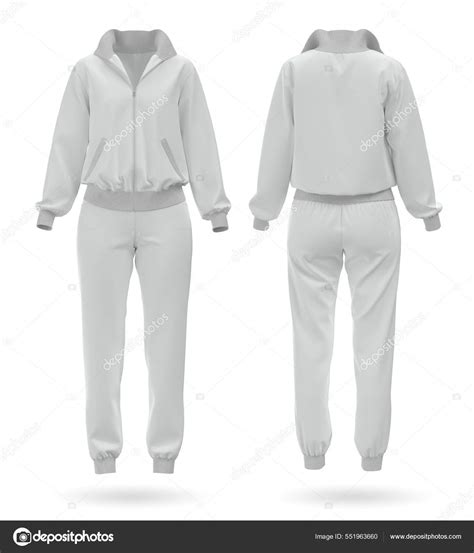 Blank White Sport Tracksuit 3d Rendering Stock Photo By ©matsiash