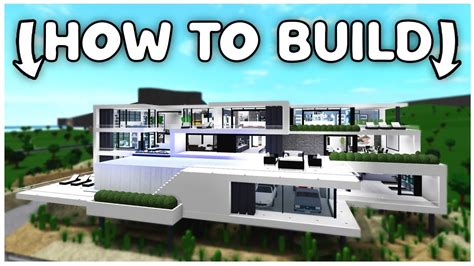 How To Build A Modern House On Bloxburg Youtube