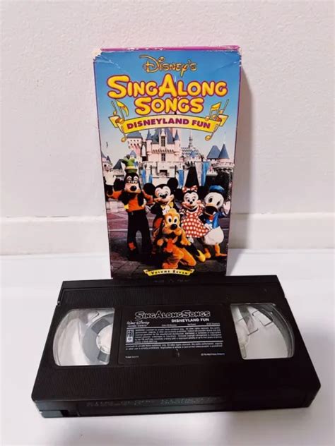 Disney Sing Along Songs Disneyland Fun Vhs Tested Buy Get Free