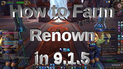 Wow Shadowland Guide How To Farm Renown Update In