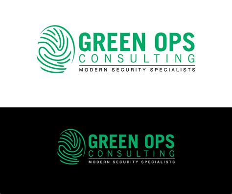 Modern Professional Security Logo Design For Green Ops Consulting