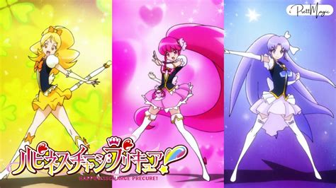 1080p Cure Lovely Cure Honey And Cure Fortune Transformation Happiness Charge Precure Youtube