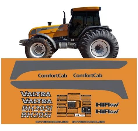 Kit Adesivos Compat Vel Trator Valtra Bh I Confortcab Parcelamento