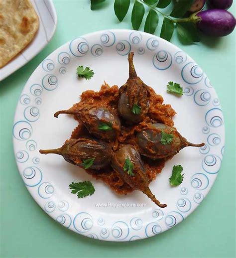 Gutti Vankaya Ulli Karam Onion Stuffed Brinjal Curry Indian Recipes