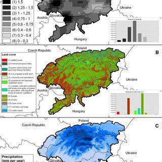 Reclassified Maps Of A Seismicity B CORINE Land Cover C Precipitation