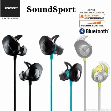 Bose Soundsport Wireless Bluetooth Earphones Sports 3d Stereo Headphones In Ear Noise Cancelling