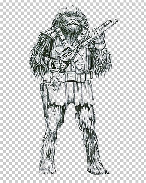 Chewbacca Wookiee Art Star Wars Sketch PNG, Clipart, Art, Artwork ...