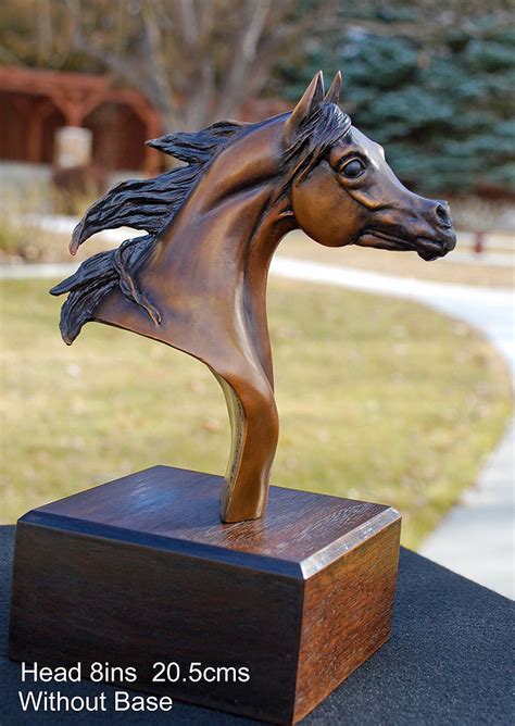 Arabian Horse Head Sculpture