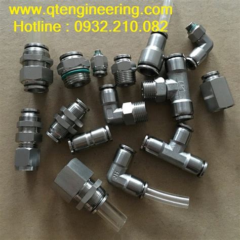 Khớp nối nhanh khí nén bằng inox QT ENGINEERING