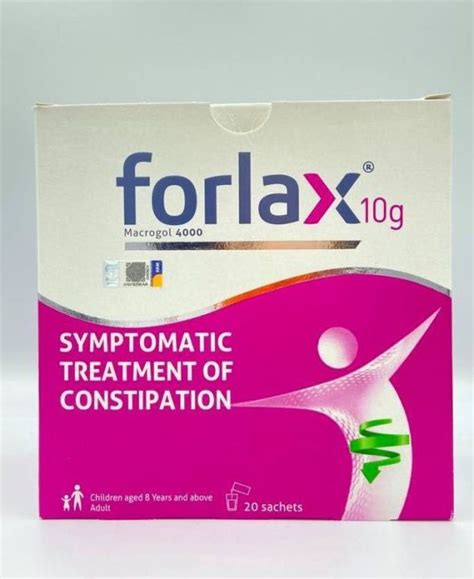 Forlax 10gx20 Sachet Symptomatic Treatment Of Constipation Untuk