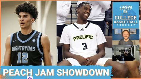 Peach Jam Showdown Aj Dybantsa 25 No 1 Vs Cam Boozer 25 No 2