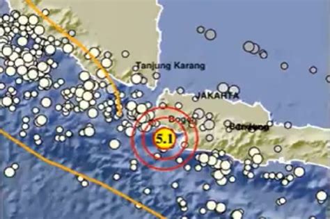 Breaking News Gempa Magnitudo 5 1 Guncang Bayah Banten