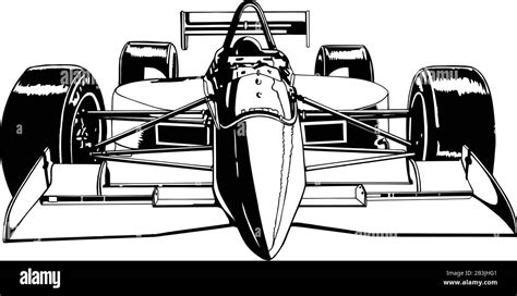 Indy Race Car Vector Illustration Stock Vector Image & Art - Alamy