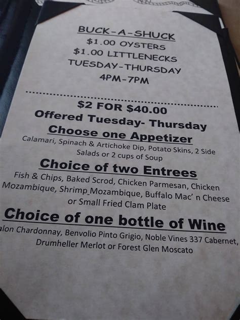 Menu at Ice House Sports Bar, Fairhaven