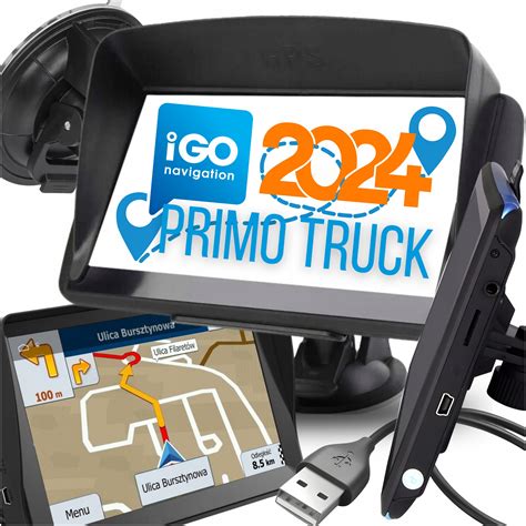 NAWIGACJA GPS 7 iGO Primo BLUETOOTH CIĘŻARÓWKA TRUCK TIR DO KAMERA