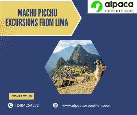 Machu Picchu Excursions From Lima By Alpaca Expeditions Alpaca