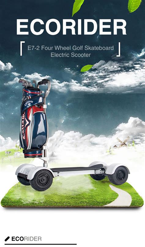 New Foldable Electric Golf Skateboard Ecorider E With Disc Brake