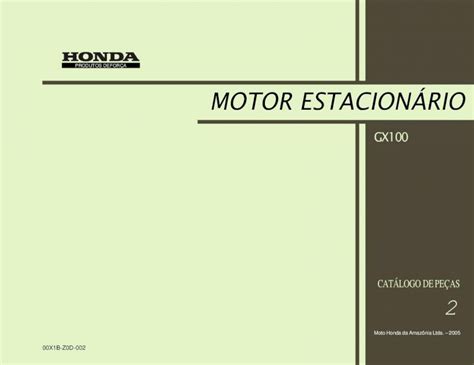 PDF PRODUTOS DEFORÇA MOTOR ESTACIONÁRIO Gemape Modelo Tipo Nº