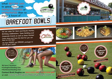 Business Flyer Design For Sydney Lawn Bowls Parties By Design Geza Design 3837821