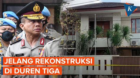 Polri Libatkan Kompolnas Dan Komnas HAM Dalam Rekonstruksi Kasus