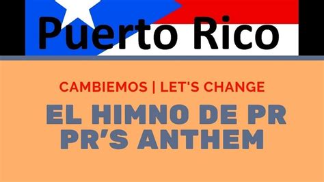 Petición · Cambiemos el himno de Puerto Rico · Change.org