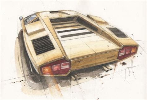 Lamborghini Countach Emmanuel Mergault Artmajeur Carart