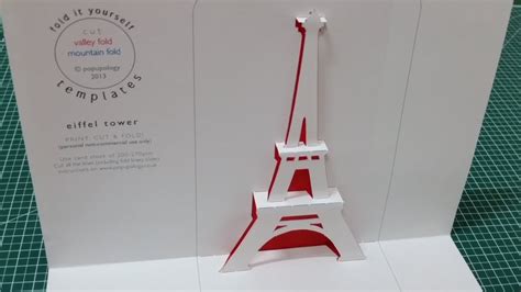 838 팝업 카드 Pop Up Eiffel Tower Card Youtube