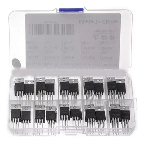 Transistores Irf Series Mosfet 50pcs 10 Tipos Parcelamento Sem Juros