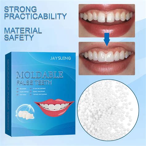 False Teeth That Fit Resin Solid Glue Temporary Teeth Repair Kit Denture Missing Broken Teeth