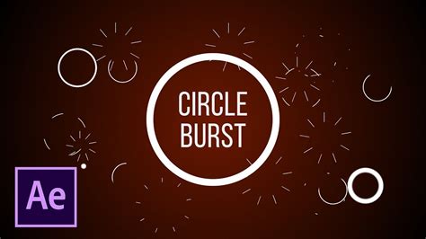 Great Circle Burst Motion Graphics In After Effects Youtube