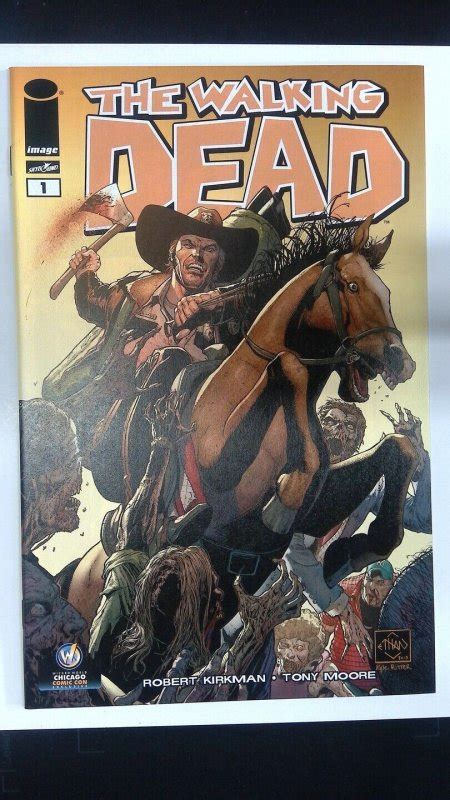 The Walking Dead 1 Nm Chicago Wizard World Comic Con Exclusive Image Comics Mc1 Comic Books