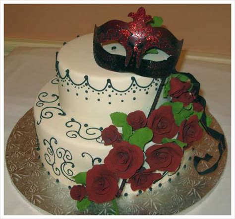 Masquerade Cakes Sweet 16 Masquerade Mask Cake