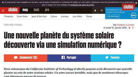 Une neuvième planète pour notre système solaire Vidéo Dailymotion