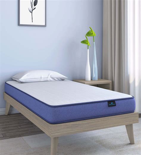 Buy Plus Orthopedic 6 Inch Pu Foam Single Mattress In White Colour