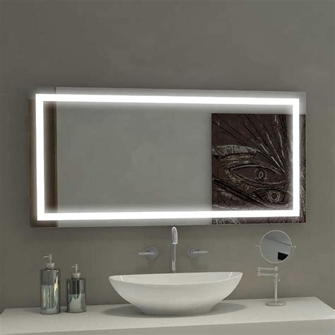 Illuminated LED 24" x 48" Bathroom Mirror by Suite Mirror | Bathroom ...