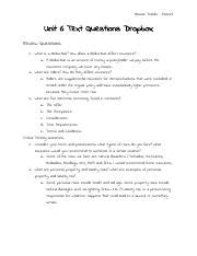 Unit 6 Text Questions Dropbox Pdf Melanie Toledo Finance Unit 6