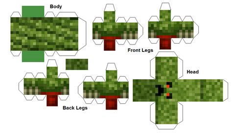 Paper Cube Template Minecraft