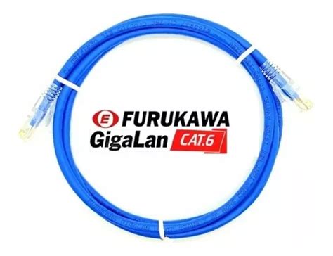 Patch Cord U Utp Gigalan Cat Mts Azul Furukawa Mercadolivre