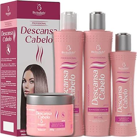 Bio Instinto Descansa Cabelo Kit Antifrizz Cabelos Lisos Produtos