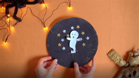 Ypo Create And Make How To Create A Paper Plate Ghost Halloween Craft