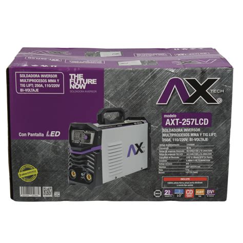 Soldadora Inversor Axt Lcd Ax Tech Oficial