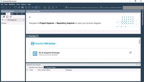 Explore Mulesoft Rpa Components 単元 Salesforce Trailhead