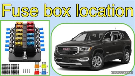 The Fuse Box Location On A Gmc Acadia Youtube