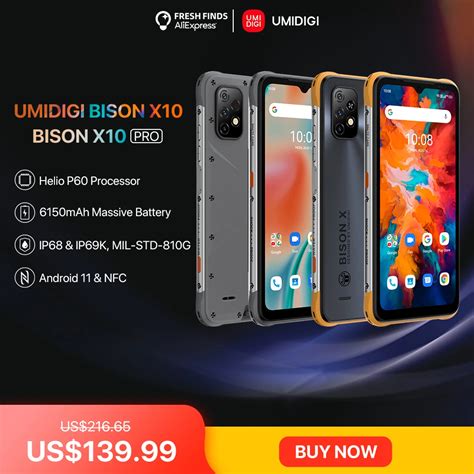 Umidigi Tel Fono Inteligente Bison X X Pro Android Resistente