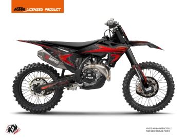 Ktm Dirt Bike Replica Thomas Corsi Concrete Serie Graphic Kit Black Red