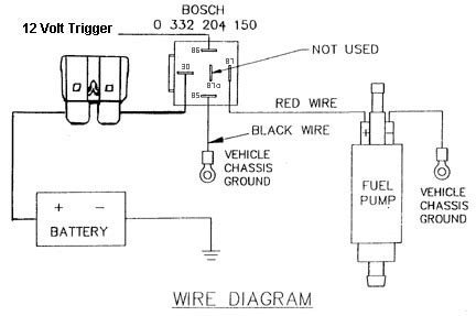 Information :: Tech Area :: How to wire a fuel pump relay.