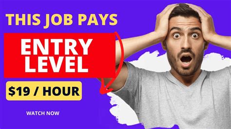 Get Paid 19 Hourly Working From Home Job Entry Level Social Media